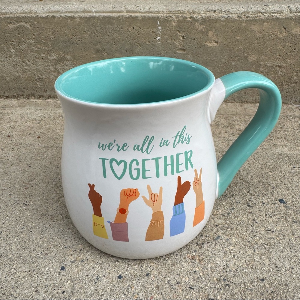 “We Are Stronger Together” Mug 10 Strawberry Street Wide Mug
